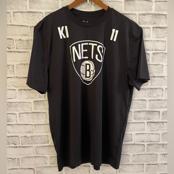 Men’s NETS #11 Irving black NBA ultra game short sleeve e t-shirt XL - Picture 1 of 4